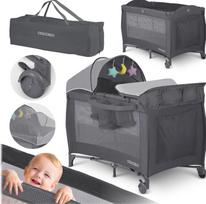 lovyte maniezas - Kelioninė lovytė - maniežas, Ricokids, 125 x 65 x 78 cm - 1 nuotrauka