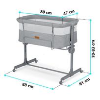 kelionine kudikio lovyte - Nukido pristatoma kelioninė lovytė 0-5mėnesių, 9kg, NK-243 - 10 nuotrauka