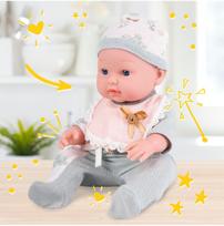 kudikys lele - Lėlė kūdikis su priedais 34 cm - 6 nuotrauka