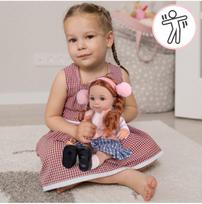 plaukai lelei - Lėlė su ilgais plaukais Jelena, 34 cm - 4 nuotrauka