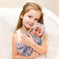 plaukai lelei - Lėlė BELLA su plaukų šepečiu ir kreditine kortele, 28 cm - 7 nuotrauka