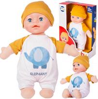minksta lele - Minkšta lėlė kūdikis su garsais, 30 cm - 1 nuotrauka