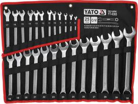 raktu komplektas yato - Yato YT-0365 Kombinuotų raktų rinkinys, 6-32 mm, 25 vnt. - 1 nuotrauka