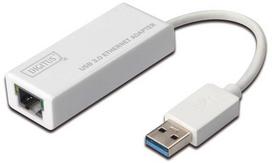 rj45 to usb - Digitus Adapter USB to RJ-45 White - 1 nuotrauka