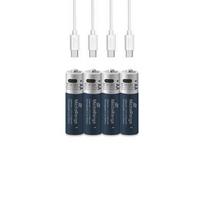 ikraunamos baterijos aaa - BATTERY RECH. LI-ION AAA 1.5V/500MAH 4P MRBAT160 MEDIARANGE - 3 nuotrauka