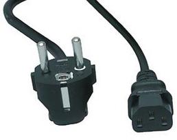 Nedis CEGT10000BK20 Maitinimo kabelis 2m IEC 320 C13 Juodas (Black)