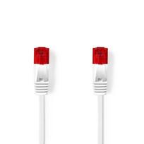 Nedis CCGP85216WT100 RJ45 tinklo kabelis 10m Cat6 U/UTP Balta (White)