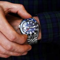 Seiko SSK003K1 GMT AUTOMAT WR100 + Dėžutė