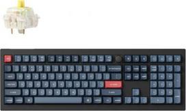 Keychron V6 Max Wireless (V6M-D4), Gateron Jupiter Banana Switch, Juoda (Black)