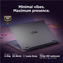 nvidia rtx 5060 8gb - Lenovo LOQ 15IRX10, i5-13450HX, 16 GB, 1 TB, 15.6", RTX 5060, Luna Grey (Pilkas) - 8 nuotrauka