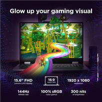 nvidia rtx 5060 8gb - Lenovo LOQ 15IRX10, i5-13450HX, 16 GB, 1 TB, 15.6", RTX 5060, Luna Grey (Pilkas) - 10 nuotrauka