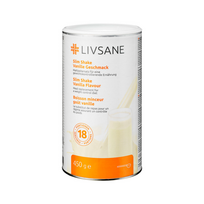 LIVSANE vanilės skonio baltyminis kokteilis, 450 g