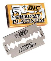 Skutimosi peiliukai BIC Chrome Platinum, 5 vnt