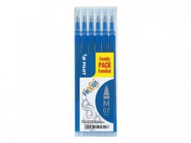 Pilot FriXion Ball, 0.7 mm, mėlynas (Blue), 6 vnt.