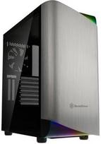 korpusas silverstone - Silverstone Seta A1 ATX Mid-Tower Silver - 1 nuotrauka