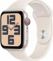 l cell - Apple Watch SE GPS+Cell 40mm Starlight Alum.Case/Starlight Sport Band -M/L(2023) - 1 nuotrauka