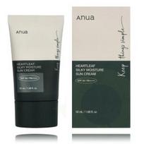 apsauginis kremas nuo saules - Anua Heartleaf Silky Moisture Sun Cream SPF50+ apsauginis veido kremas nuo saulės - 50 ml. - 1 nuotrauka