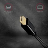 displayport 1.4 kabelis - Adapteris Axagon RVDM-HI14N Displayport, HDMI, 0.15 m, juoda - 3 nuotrauka