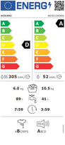 skalbimo masina gylis - Hisense WD5S1045BW - 2 nuotrauka