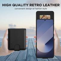 Tech-Protect Wallet Case for Samsung Galaxy Z Flip 6 / 7 FE - Juodas (Black)