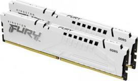 kingston fury beast 32gb - Kingston FURY Beast DDR5 32GB (2x16GB) 6400MHz CL32 Baltas (White) - 1 nuotrauka