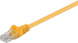 Goobay CAT 5e patch cable, U/UTP 95556 1.5 m, Geltona