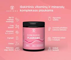 gumti -  SAPIENS guminukai plaukams, 60 guminukų - 4 nuotrauka