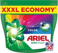 skalbimo kapsules - Ariel All-in-1 PODS Color skalbimo kapsulės 50 vnt - 2 nuotrauka