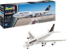 boeing 747 - Revell Boeing 747-400 Iron Maiden Ed Force One 1/144 03780 - 2 nuotrauka