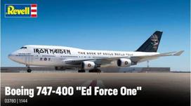 boeing 747 - Revell Boeing 747-400 Iron Maiden Ed Force One 1/144 03780 - 4 nuotrauka