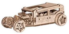 Wooden City 3D Puzzle Model Hot Rod 141pcs