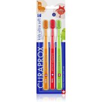 Curaprox dantų šepetėlis vaikams Ultra Soft 3 vnt