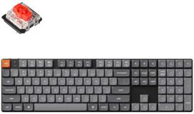 belaide klaviatura - Keychron K5 Max RGB Raudonas (Red) Belaidė Žaidimų Klaviatūra Juoda (Black) - 1 nuotrauka