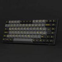 AKKO 3084B Plus Juoda & Auksinė (Black & Gold) RGB Žaidimų Klaviatūra su Akko V3 Kreminiais Geltonais Pro Jungikliais