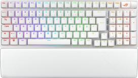 asus zaidimu - ASUS ROG Strix Scope II 96 Wireless Klaviatūra Žaidimams Balta (White) - 1 nuotrauka