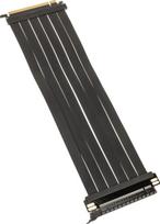 pcie riser - Kolink PCI Express 5.0 x16 to x16 Riser-Kabelis, 180 laipsnių, Juodas (Black) - 30cm - 1 nuotrauka