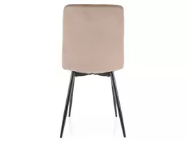 valgomojo kedes beige - Valgomojo kėdė Signal Meble Daren Velvet DARENVCCBE, smėlinė (Beige) - 3 nuotrauka