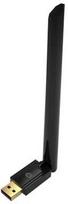 network adapter - Conceptronic ABBY17B Bluetooth 5.3 USB adapteris su išorine antena Juodas (Black) - 1 nuotrauka