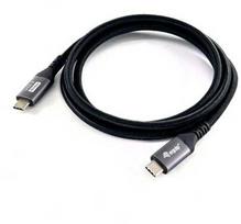 5a usb c laidas - Equip 128381 USB-C į USB-C kabelis 1.2m Juodas (Black) - 1 nuotrauka