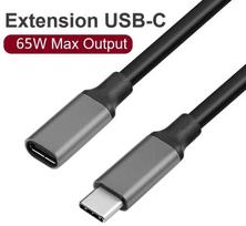 RoGer USB-C prailginimo kabelis 10Gbps 1m Juodas (Black)