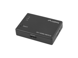 micro hdmi - Lanberg SWV-HDMI-0003 Vaizdo jungiklis 3x HDMI + Micro USB prievadas Juodas (Black) - 1 nuotrauka