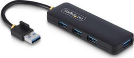 usb 2.4 a - StarTech 4-Port USB-A šakotuvas 5Gbps Juodas (Black) - 1 nuotrauka