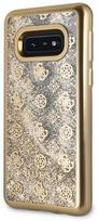 Guess 4G Peony Liquid Glitter Back Case For Samsung Galaxy S10e Gold