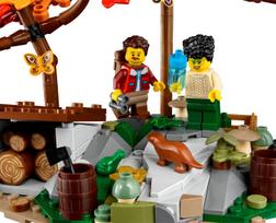 namelio a - LEGO Ideas Dvišlaitis namelis 21338 - 6 nuotrauka
