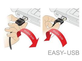 usb type b - Delock Cable Micro USB / USB White 2m - 5 nuotrauka