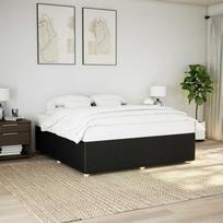 vidaXL Lovos rėmas be čiužinio, 200x200 cm, juodas (Black), audinys