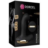 Marc Dorcel P-Finger Prostatos ir makšties masažuoklis Juodas (Black)