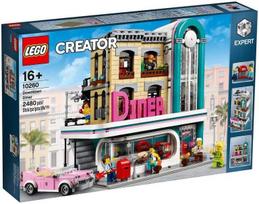 lego modeliai - LEGO Creator Expert Downtown Diner 10260 - 1 nuotrauka