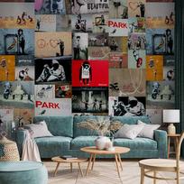 Fototapetas - Banksy - a collage