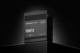 switch 8 port gigabit - Teltonika Switch, 8 ports | TSW212 | L2 managed | Wall-mountable | SFP ports quantity 2 | TSW212000000 - 3 nuotrauka
